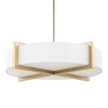 Cresson 4 Light Drum Pendant, by Uttermost, 6.5" height x 30" diameter thumbnail 3