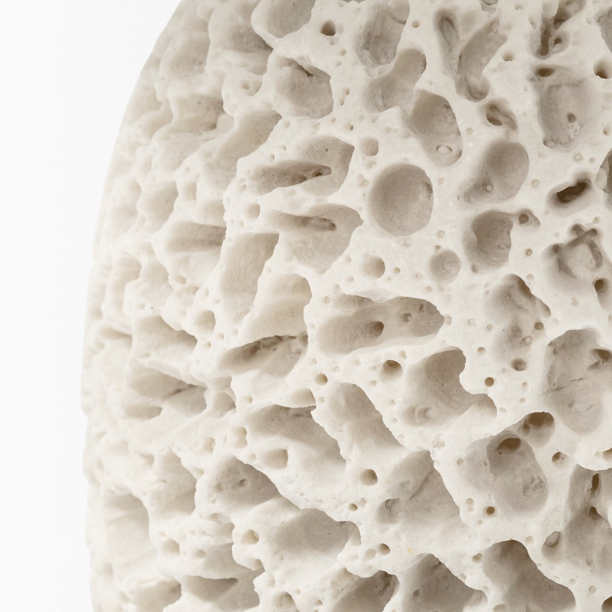 Mariam (26'H) Cream Coral-Inspired Base Table Lamp, by Mercana, 16" length x 16" width x 26" height View 5