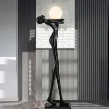 Online Designer Business/Office 71'' Black Novelty Floor Lamp