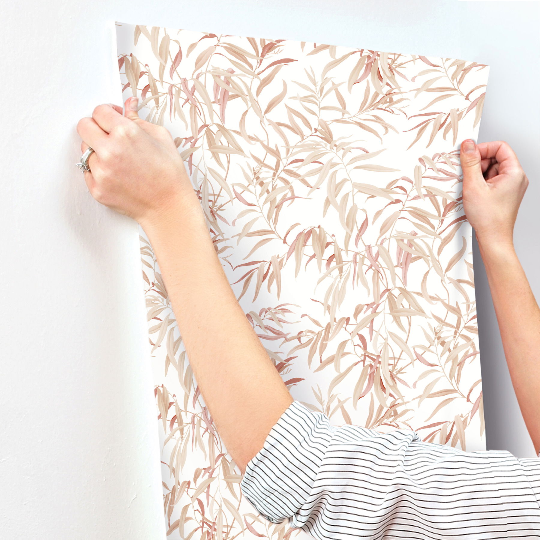 Willow Grove Clay Wallpaper large image 