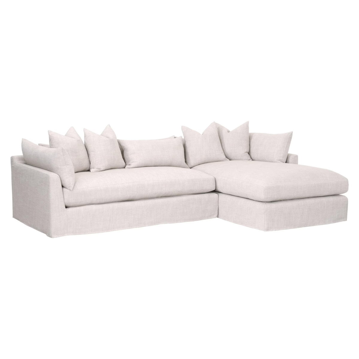 Haven 110' Lounge Slipcover RF Sectional, Seating by Essentials for Living, 110" width x 31" height x 75.5" depth View 2