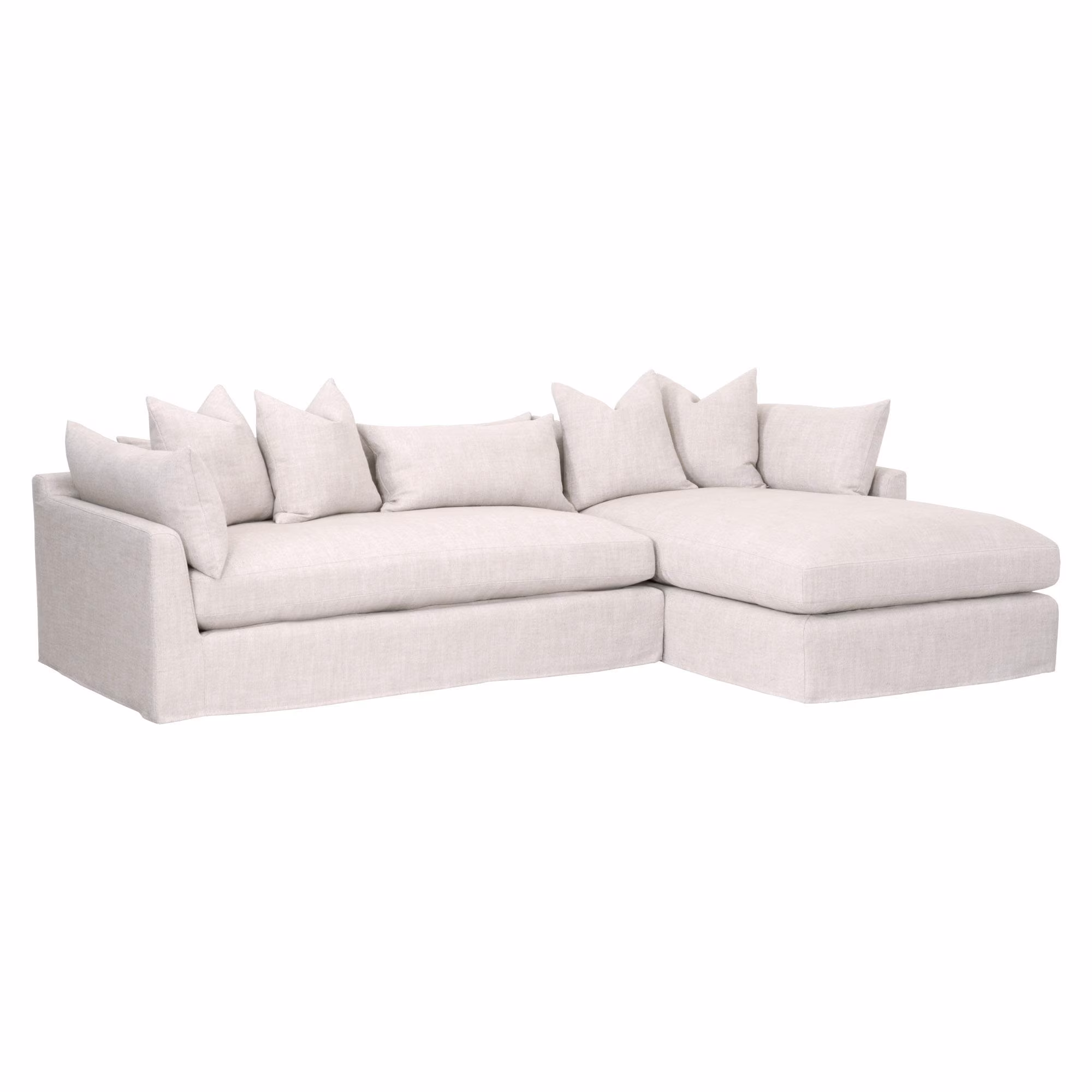 Haven 110" Lounge Slipcover RF Sectional