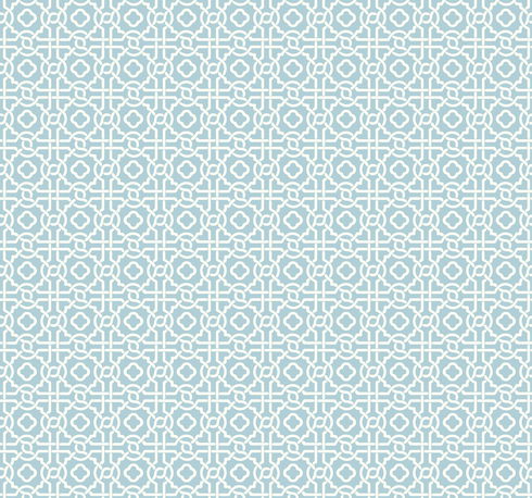 Pergola Lattice Blue Wallpaper