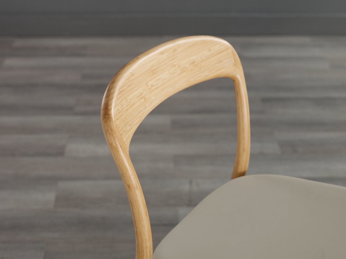 Hanna Dining Chair Leather Seat, Wheat (Set of 2), by Greenington, 18" length x 21.5" width x 30.75" height View 10