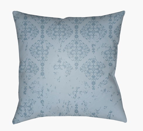 Moody Damask Accent Pillow
