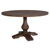 Stratford Wood Round Dining Table, by Uttermost, 54" width x 30" height x 54" depth thumbnail 4