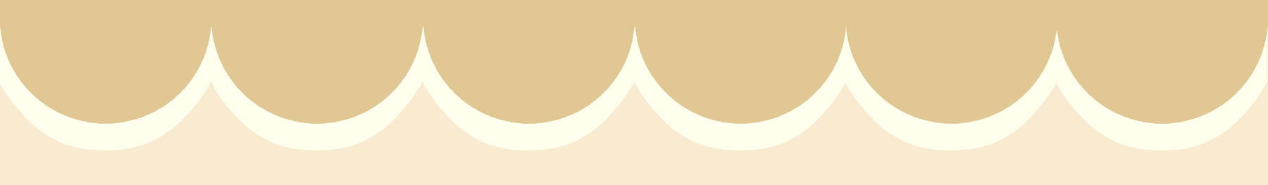 Linen Scallop Wallpaper Trim large image 