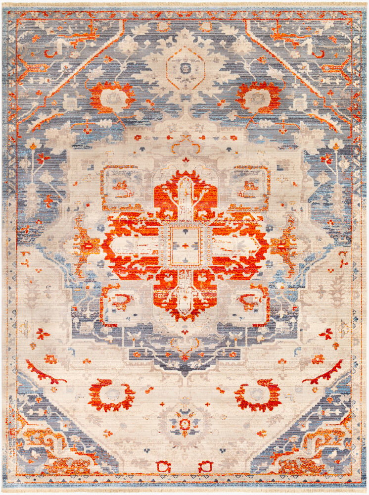 Ephesians Machine Woven Rug, by Surya, 1'3.75" length x 1'3.75" width