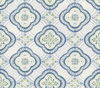Garden Trellis Cobalt Wallpaper thumbnail 0