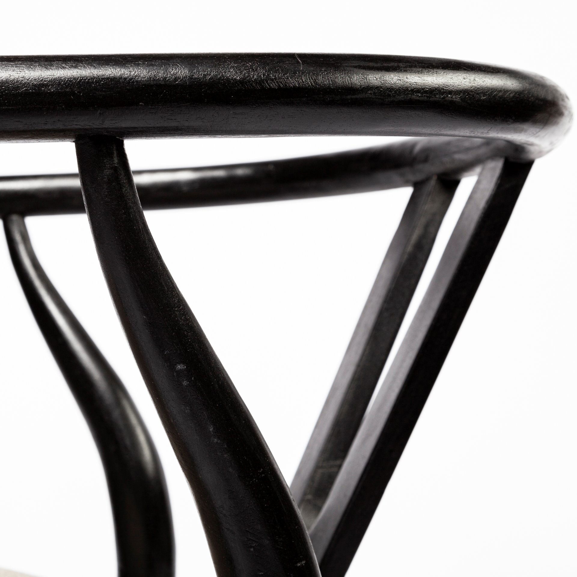 Trixie I  Black Wooden Base with Dark Taupe Fabric Seat Dining Chair, by Mercana, 20" length x 24" width x 31.25" height View 11