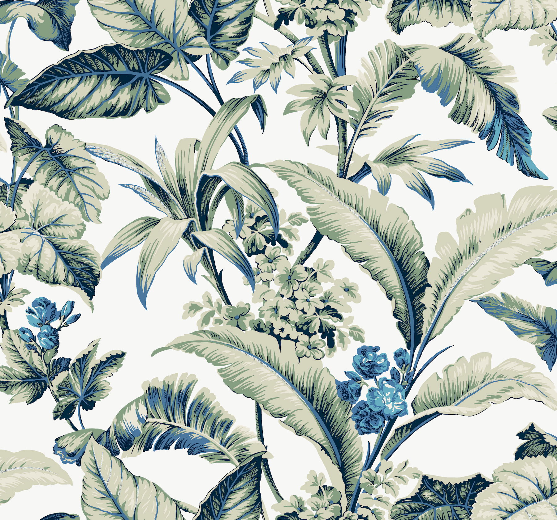 Mystic Isle Multicolor Wallpaper large image 