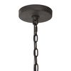 Atwood 8 Light Wagon Wheel Pendant, Ceiling Light by Uttermost, 39" width x 24.5" height x 39" diameter x 39" depth thumbnail 6
