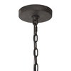 Atwood 8 Light Wagon Wheel Pendant, by Uttermost, 39" width x 24.5" height x 39" diameter x 39" depth thumbnail 6