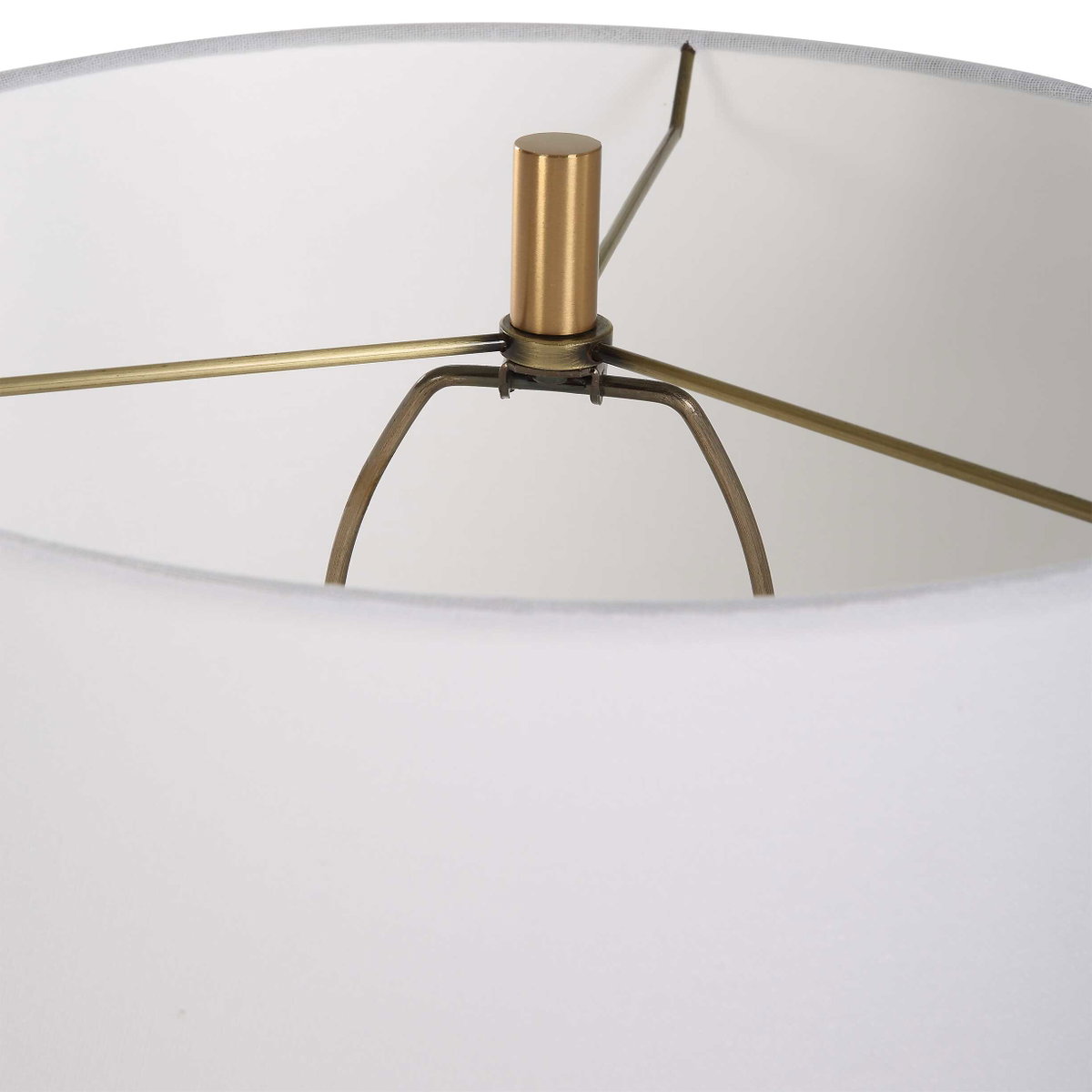 Palu Travertine Table Lamp, by Uttermost, 16" width x 37.5" height x 16" depth View 7