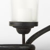 Quito Black Metal Chain-Link Five Candle Table Candle Holder, Candles & Candle Holder by Mercana, 7.68" length x 28" width x 4.69" height thumbnail 7