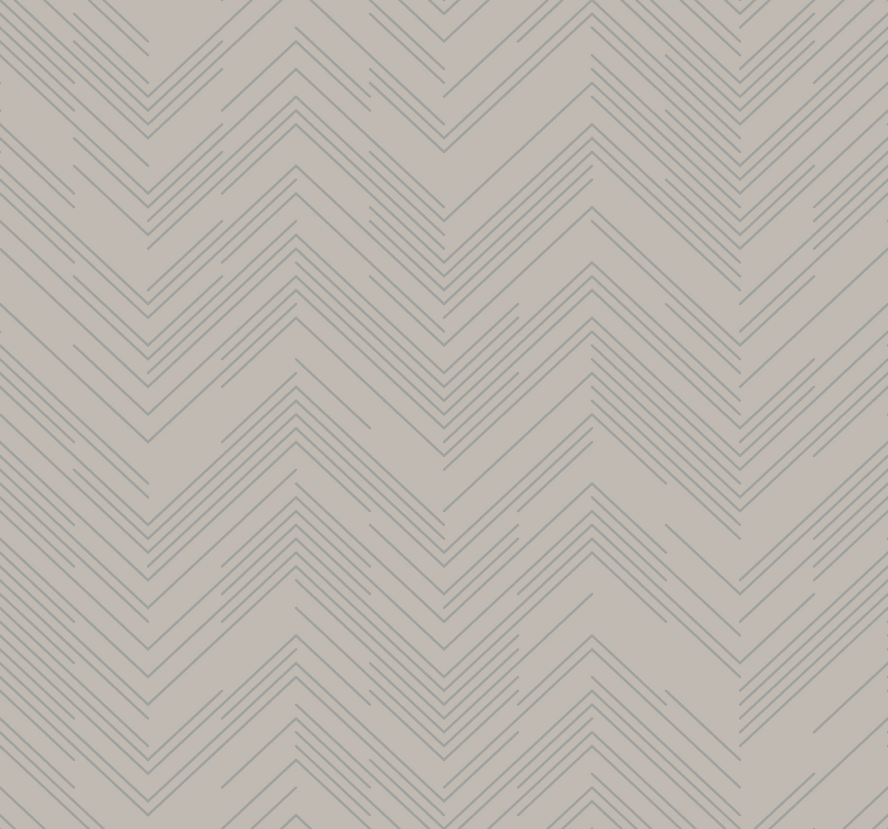 Polished Chevron Taupe & Silver Wallpaper large image 
