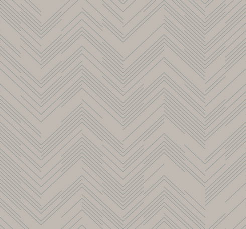Polished Chevron Taupe & Silver Wallpaper