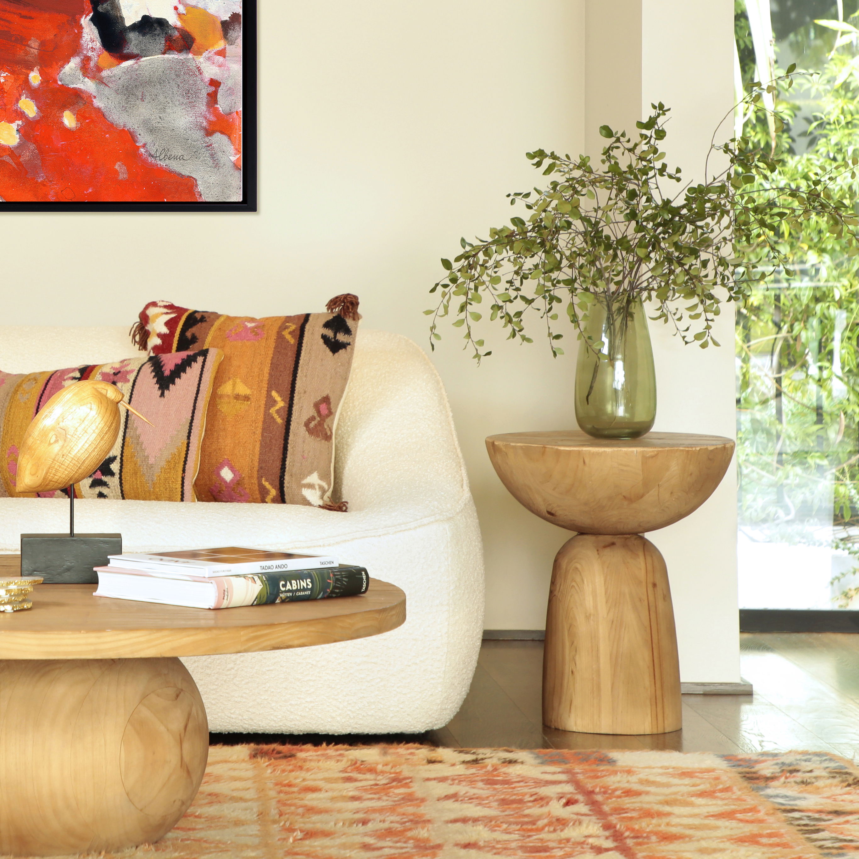 Cabrera Side Table, Side & End Table by Dovetail, 18" width x 21" height x 18" depth View 4