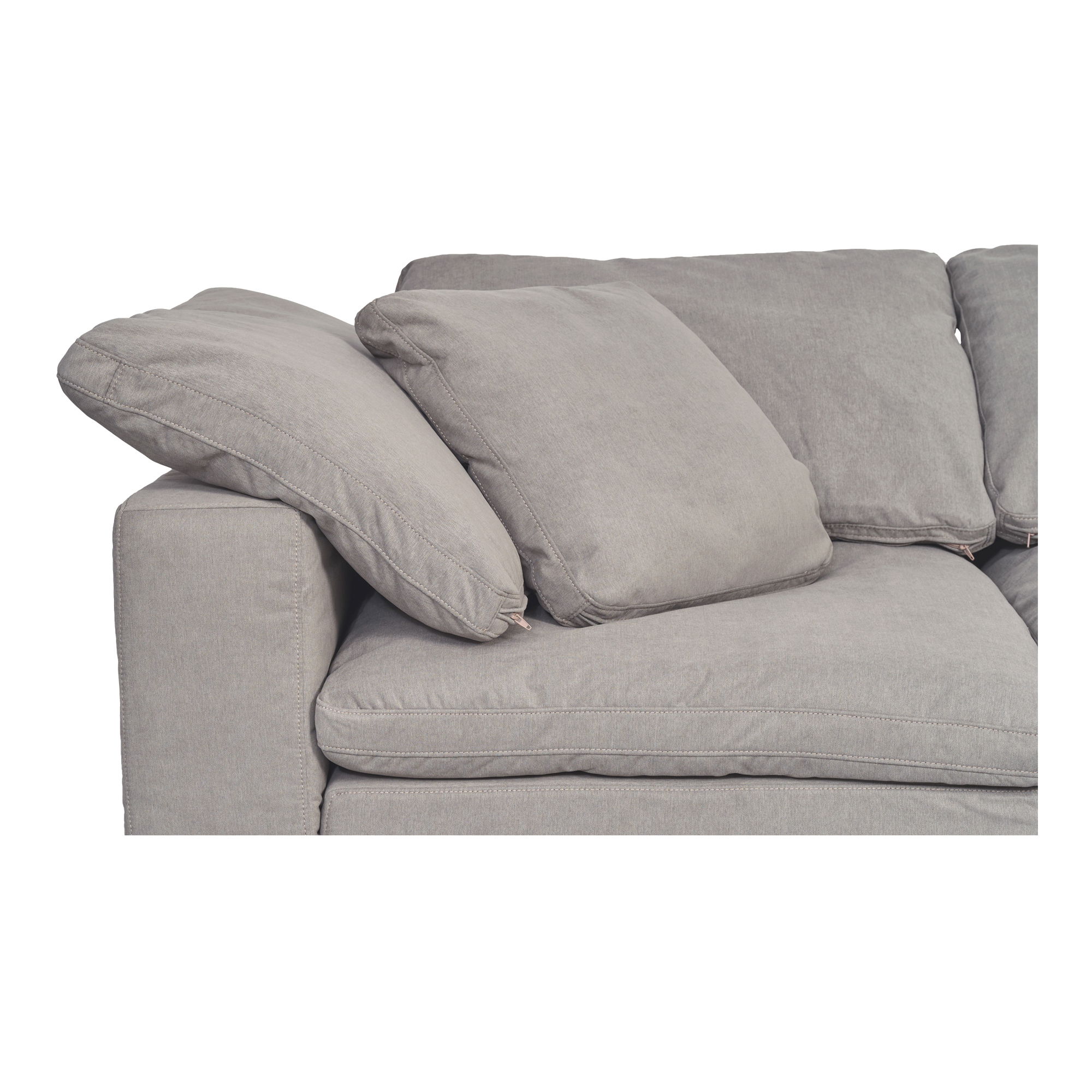 Clay Modular Sofa Light Grey large image 