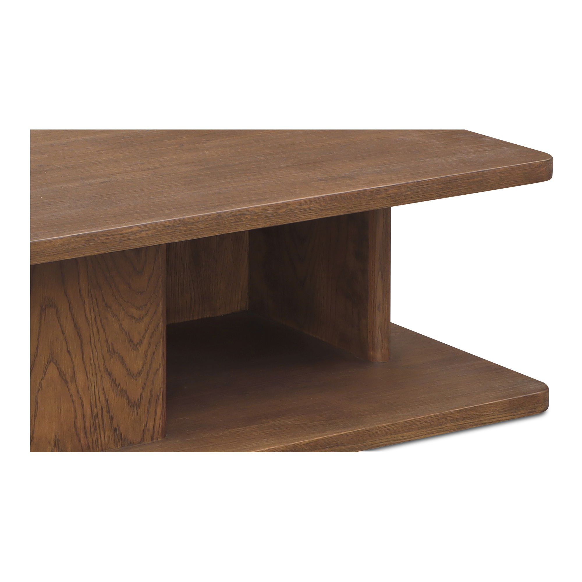 Casey Small Coffee Table Dark Brown, by Moe's Home, 40" width x 16" height x 30" depth View 6