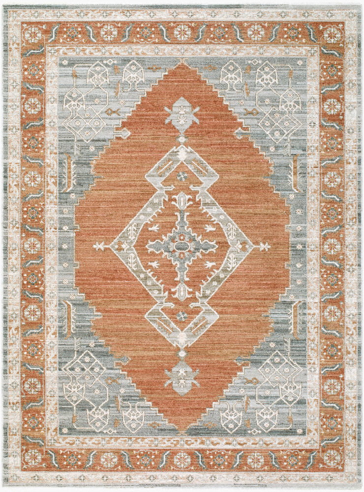 Jane Machine Woven Rug, by Surya, 6'11.86" length x 5'2.99" width