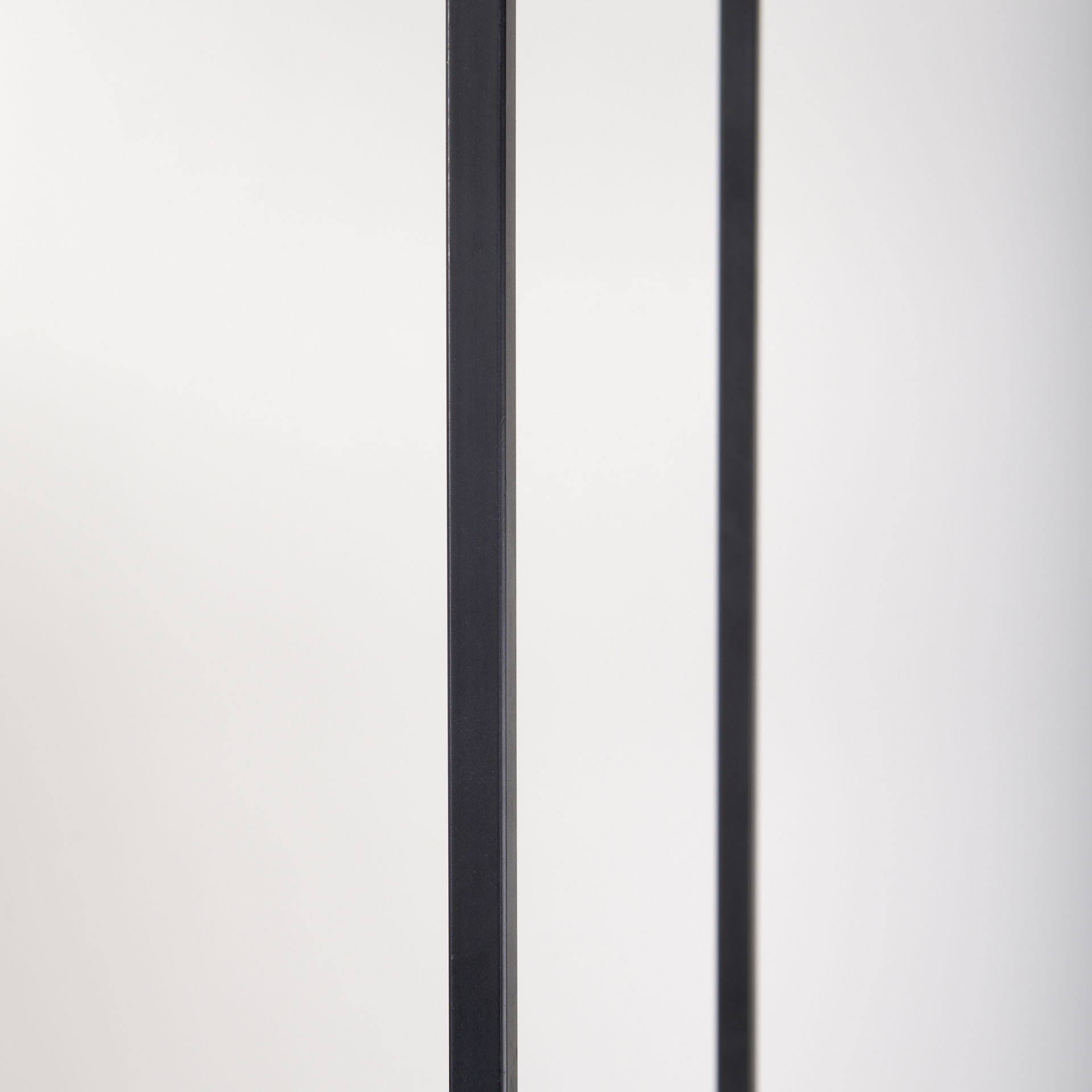 Morris 47.0L x 15.0W x 75.0H Light Brown Wood with Black Metal Frame 6-Tier Shelving Unit, Shelving & Bookcase by Mercana, 47.25" length x 15" width x 75.5" height View 10