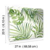 Paradise Palm Green Peel & Stick Wallpaper thumbnail 2