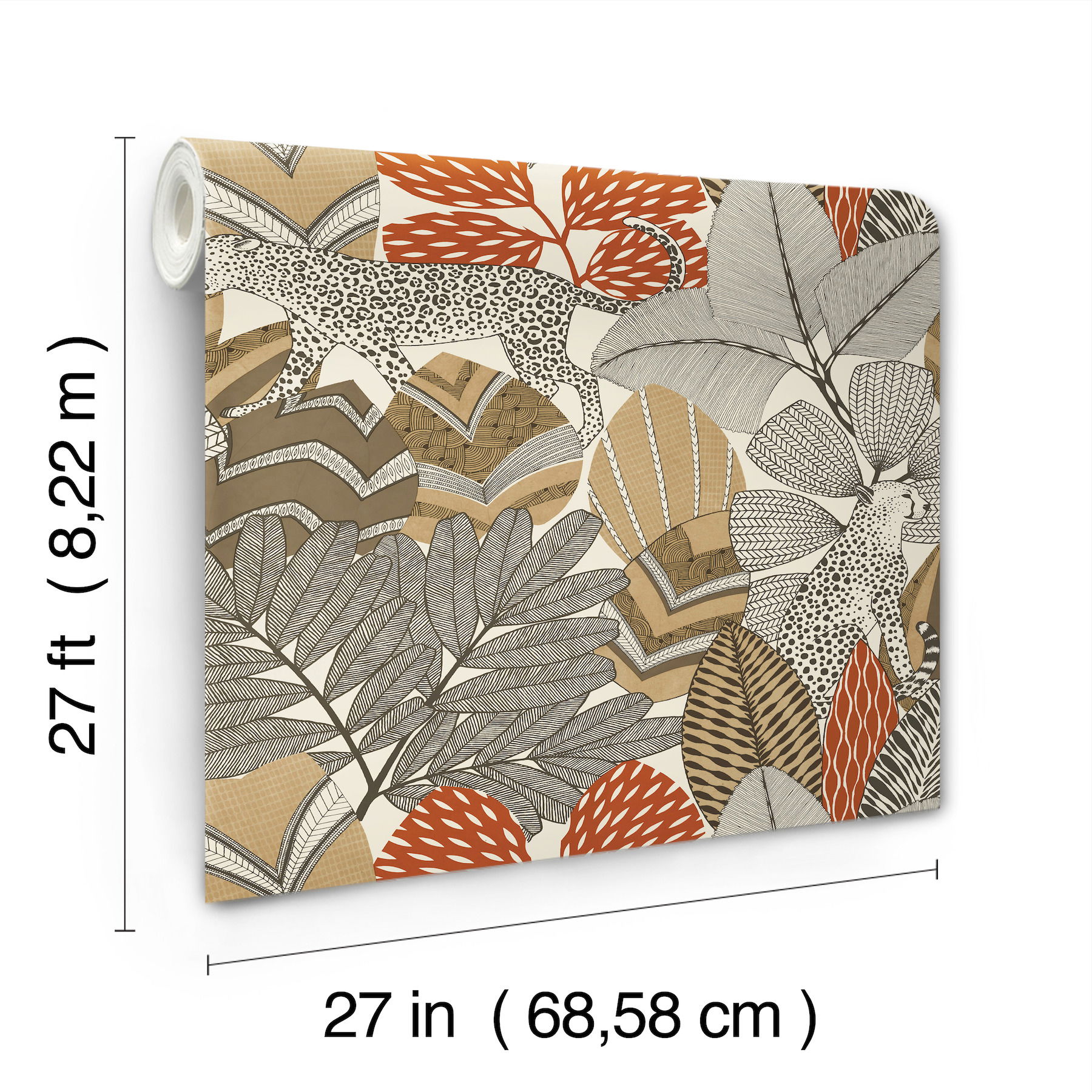 Namiri Ochre Wallpaper large image 
