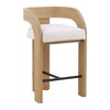 Tyson Counter Stool Cream, Counter & Bar Stool by Dovetail, 20.5" width x 34.25" height x 20.5" depth thumbnail 1