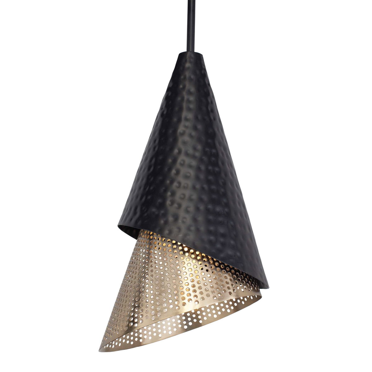 Apollo 1 Light Mini Pendant, Mini Light Pendant by Uttermost, 10" width x 18.5" height x 10" diameter x 10.25" depth View 5