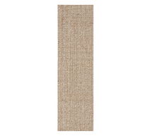 Online Designer Hallway/Entry Chunky Wool Jute Rug, 2.5' x 9', Natural