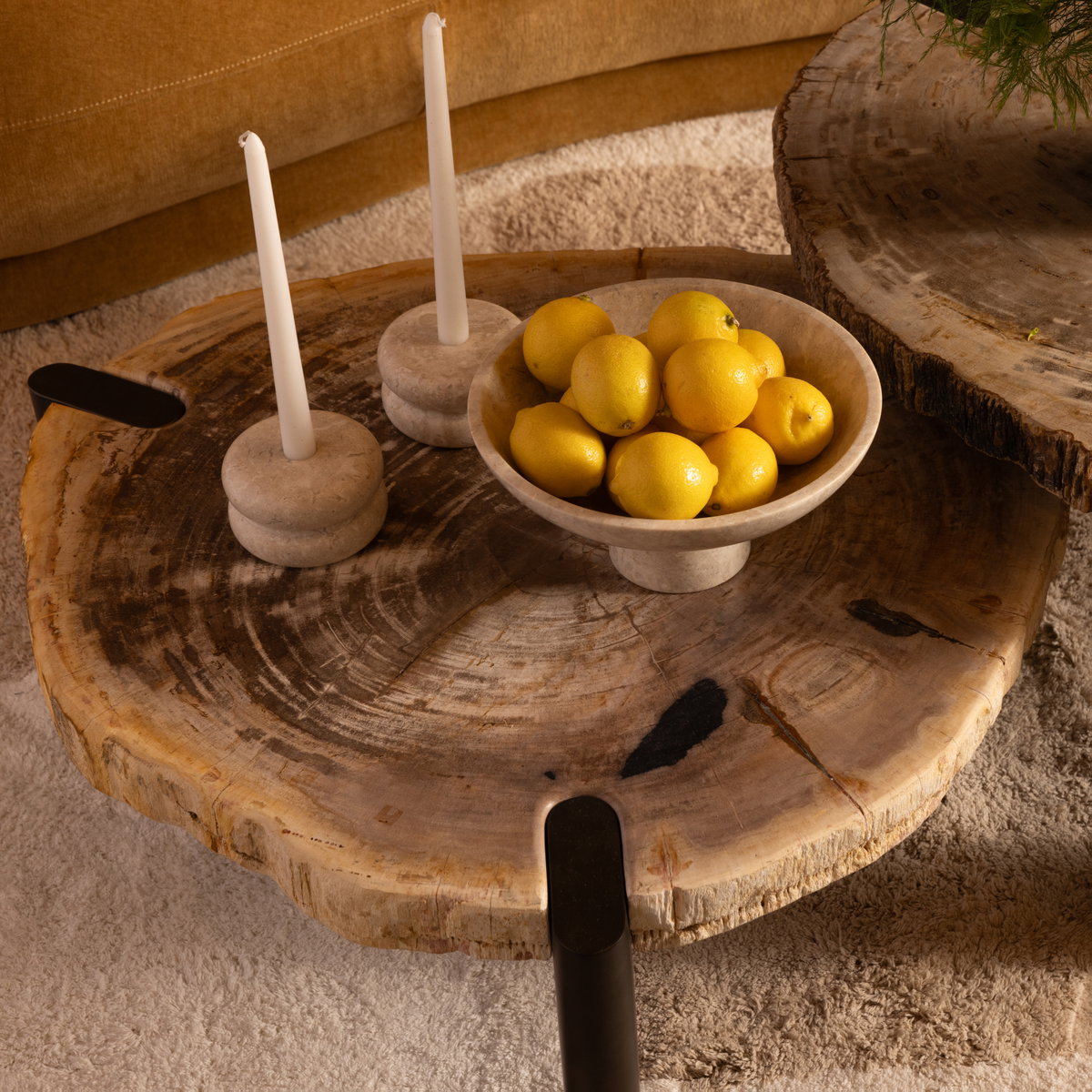 Sampson Coffee Table Light Natural Small, by Dovetail, 26.5" width x 11.81" height x 29.5" depth View 4