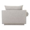 Rosello Left Arm Facing Chair Light Grey thumbnail 3