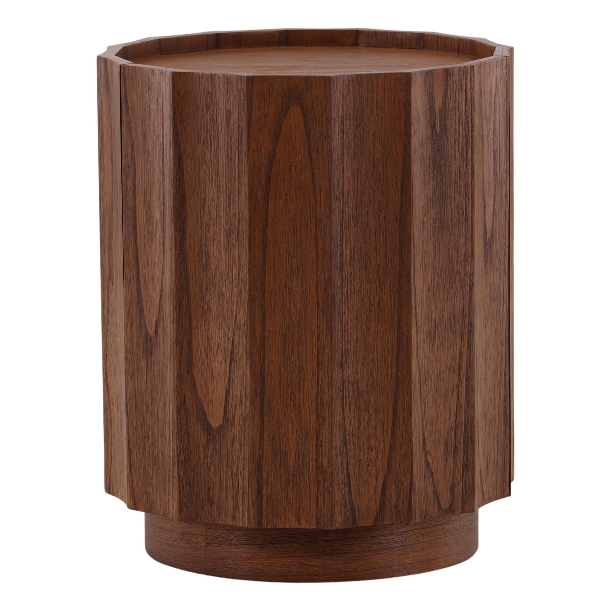 Cadwell Side Table Brown, Side & End Table by Dovetail, 18.5" width x 22.75" height x 18.5" depth View 1