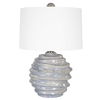 Waves Blue & White Accent Lamp, by Uttermost, 18" width x 26" height x 18" depth thumbnail 8