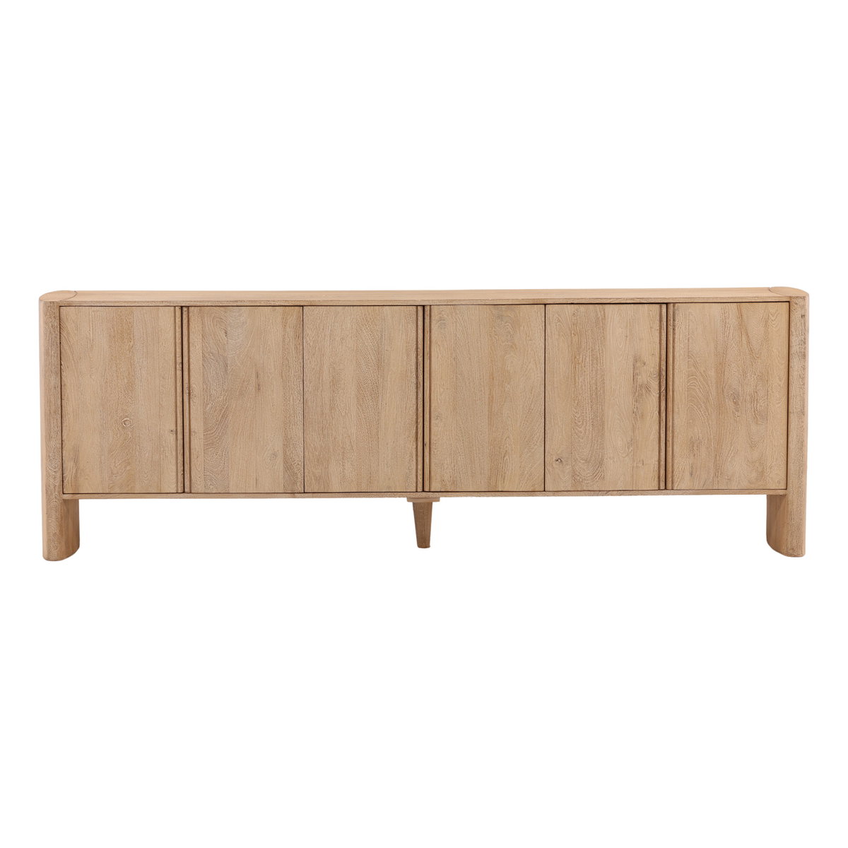 Lorcan Sideboard Light Natural, Sideboards & Buffet by Dovetail, 94.6" width x 32" height x 17.75" depth View 2