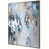 Stormy Seas Hand Painted Canvas, Art by Uttermost, 51" width x 61" height x 1.7" depth thumbnail 4