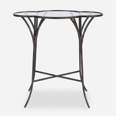 Adhira Glass Accent Table