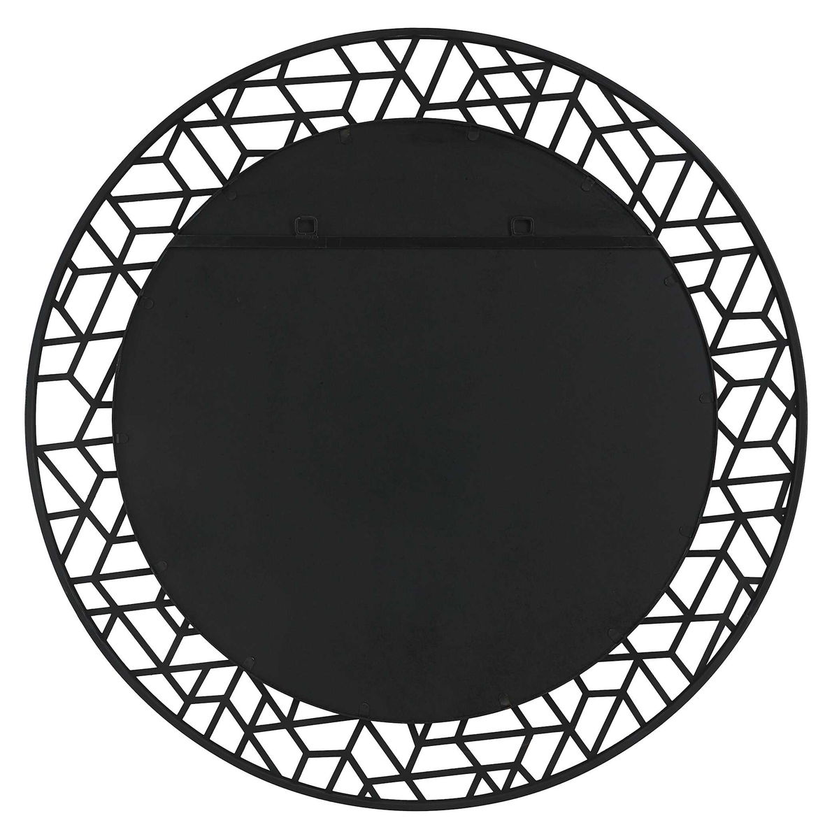 Mosaic Metal Round Mirror, by Uttermost, 40" width x 40" height x 1.12" depth View 7