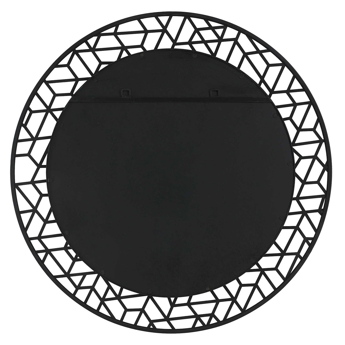Mosaic Metal Round Mirror, by Uttermost, 40" width x 40" height x 1.12" depth View 7