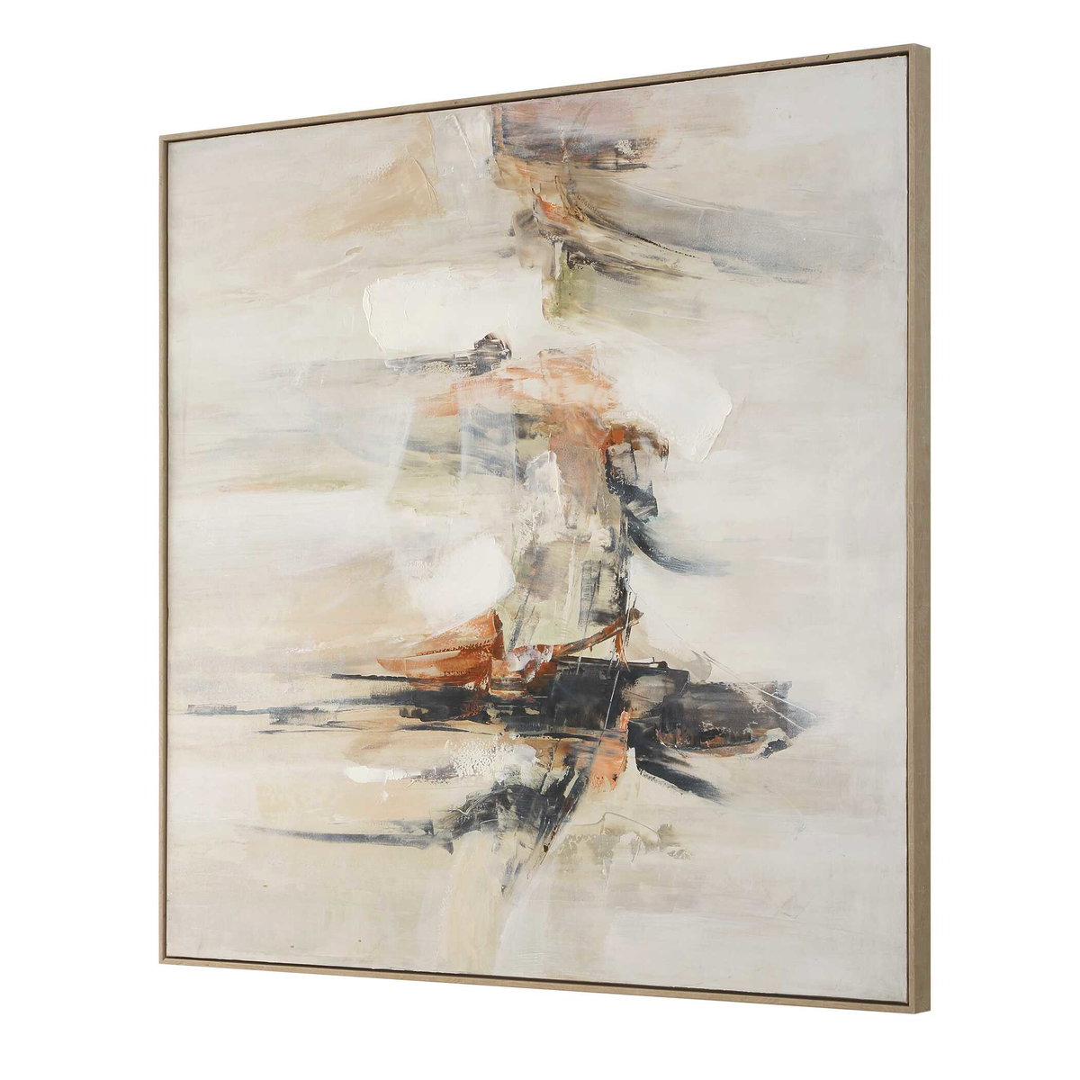 Outburst Hand Painted Modern Art, by Uttermost, 51" width x 51" height x 2" depth View 4