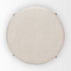 Gwynn Beige Fabric with Light Brown Wood Ottoman thumbnail 5