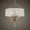 Alenya 4 Light Fabric Drum Pendant, Ceiling Light by Uttermost, 21" height x 17.75" diameter thumbnail 2