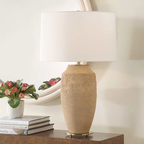 Sandstone Flow Terracotta Table Lamp