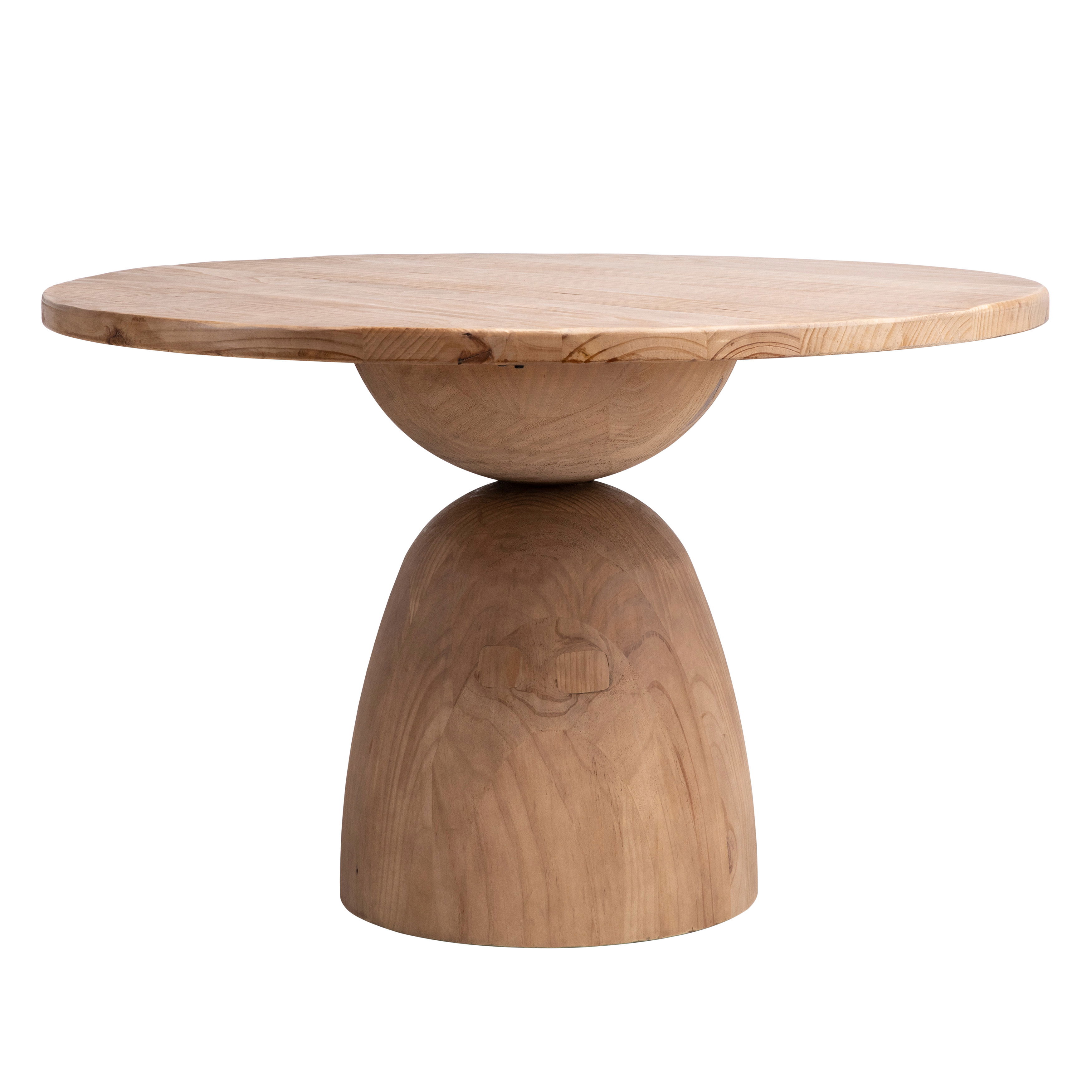 Cabrera Round Dining Table Natural 48', by Dovetail, 48" width x 30" height x 48" depth View 1