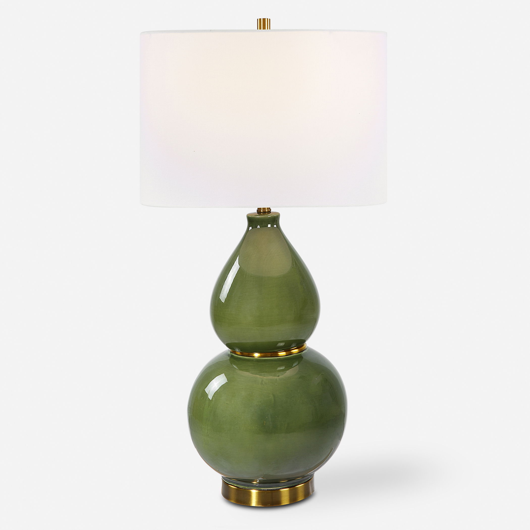 Gourd Green Table Lamp large image 