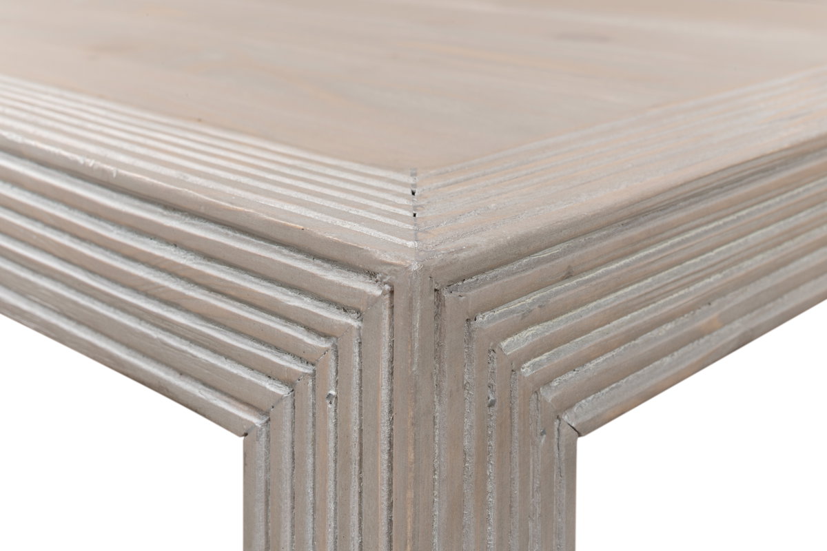 Camden Side Table, by Sarreid, 2'4" length x 1'10" width x 2' height View 6