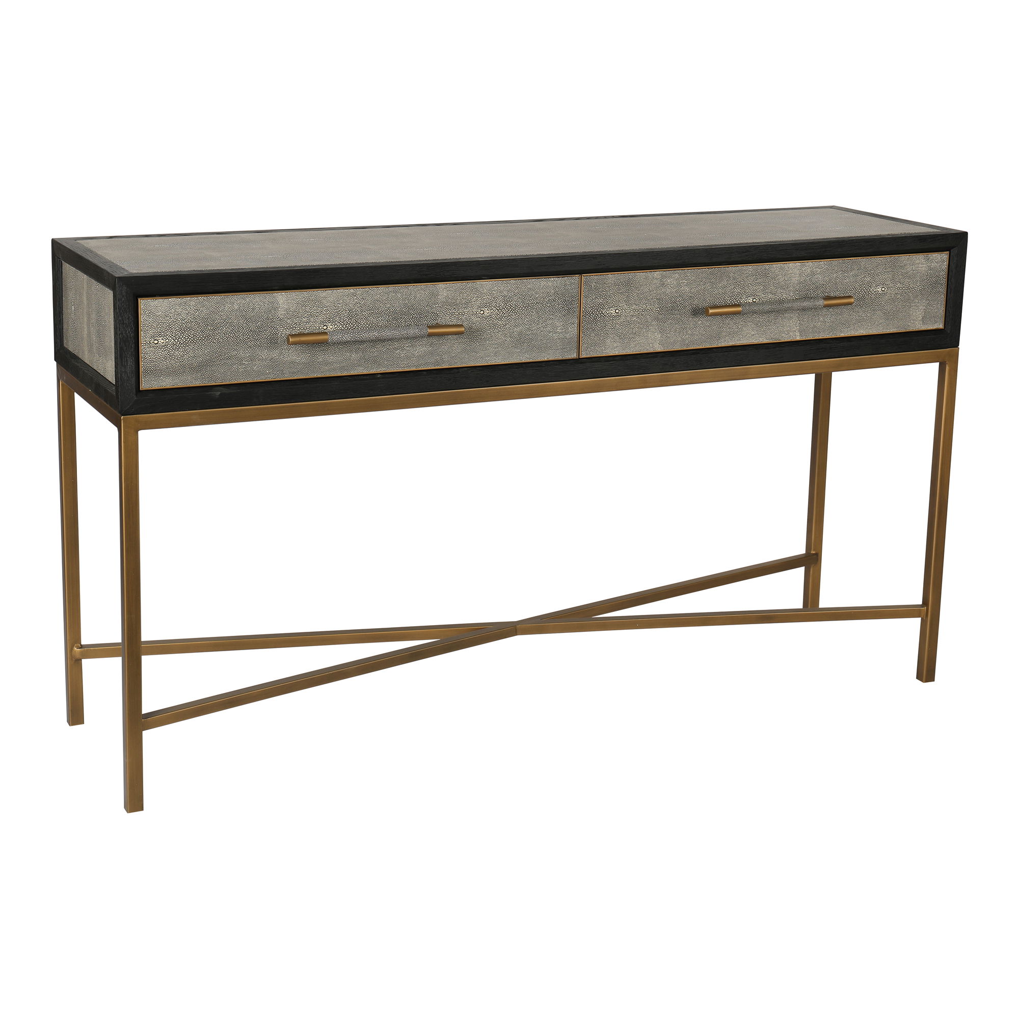 Mako Console Table Grey, by Moe's Home, 59" width x 32.3" height x 16" depth View 2