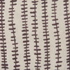 Jenna 22x22 Beige with Merlot Print Linen Square Decorative Pillow Cover, by Mercana, 22" length x 22" width x 0.2" height thumbnail 7