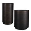 Volcan Matte Bronze Outdoor Planters Set/2, Decorative by Uttermost, 12" width x 22" height x 12" depth thumbnail 1